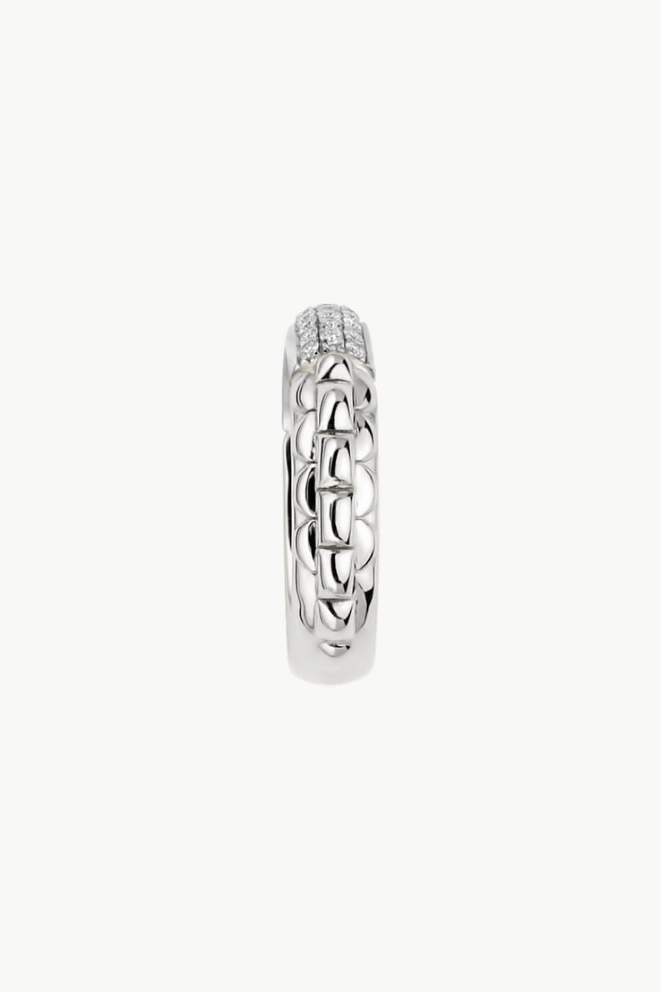 Fope Eka Ring with Diamond Pave&