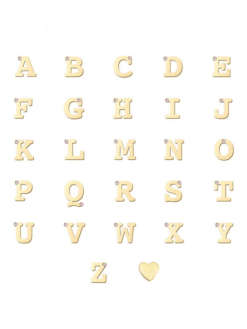 ANZIE Love Letter Single Diamond Stud, A to Z - Jackson Hole Jewelry Company