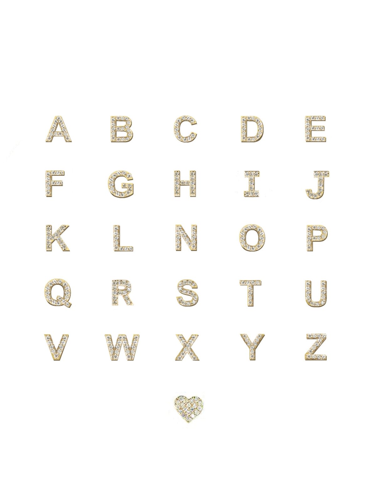 ANZIE Single Love Letter Pave Charm with Loop, A to Z (Huggie not included) - Jackson Hole Jewelry Company