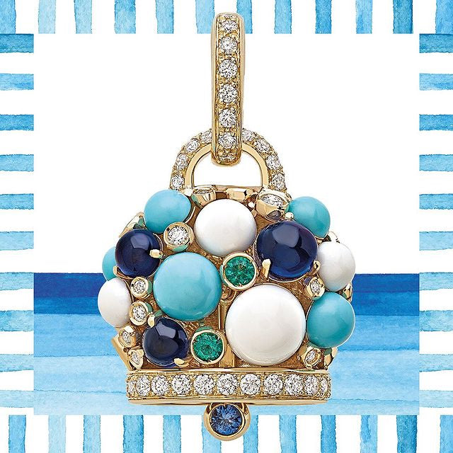 Chantecler Campanella Capri 1947-18K Gold Charm - Jackson Hole Jewelry Company