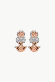 Fope Eka Earrings with Diamond Pave' - Jackson Hole Jewelry Company