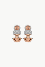 Fope Eka Earrings with Diamond Pave' - Jackson Hole Jewelry Company