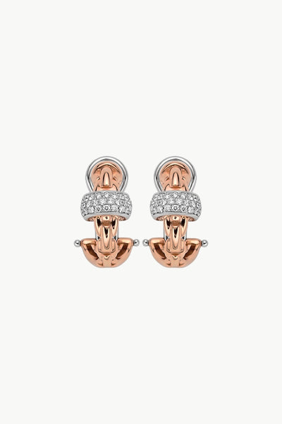 Fope Eka Earrings with Diamond Pave' - Jackson Hole Jewelry Company