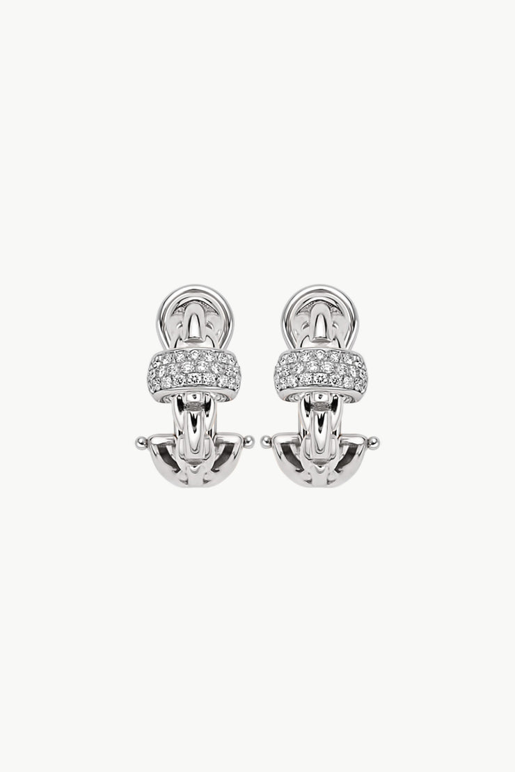 Fope Eka Earrings with Diamond Pave&