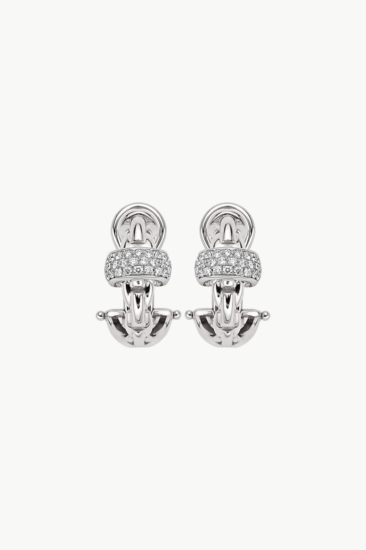 Fope Eka Earrings with Diamond Pave&