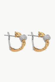 Fope Eka Earrings with Diamond Pave' - Jackson Hole Jewelry Company