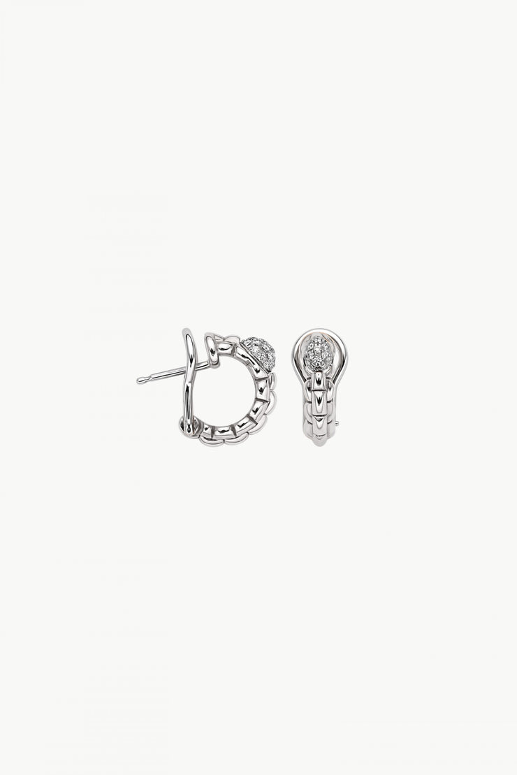 Fope Eka Tiny Earrings with Diamond Pavé - Jackson Hole Jewelry Company