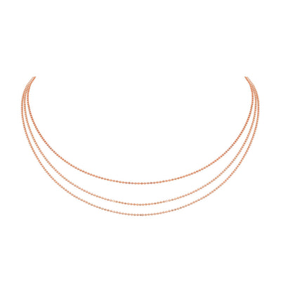Julez Bryant 14k Gold Chai Three Tiered Chain Choker - Jackson Hole Jewelry Company