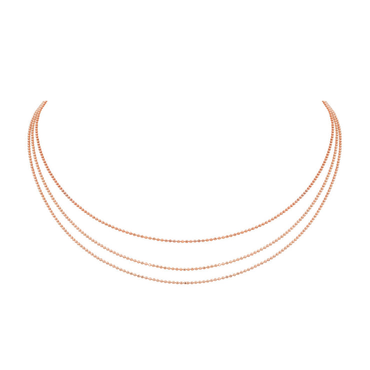 Julez Bryant 14k Gold Chai Three Tiered Chain Choker - Jackson Hole Jewelry Company