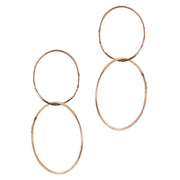 Julez Bryant 14k Oreo Rose Gold Double Hoop Earrings - Jackson Hole Jewelry Company