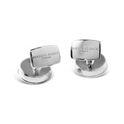 D&F Octagonal Cufflinks With Onyx - Jackson Hole Jewelry Company