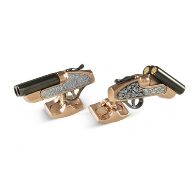 D&F Shotgun Cufflinks - Jackson Hole Jewelry Company