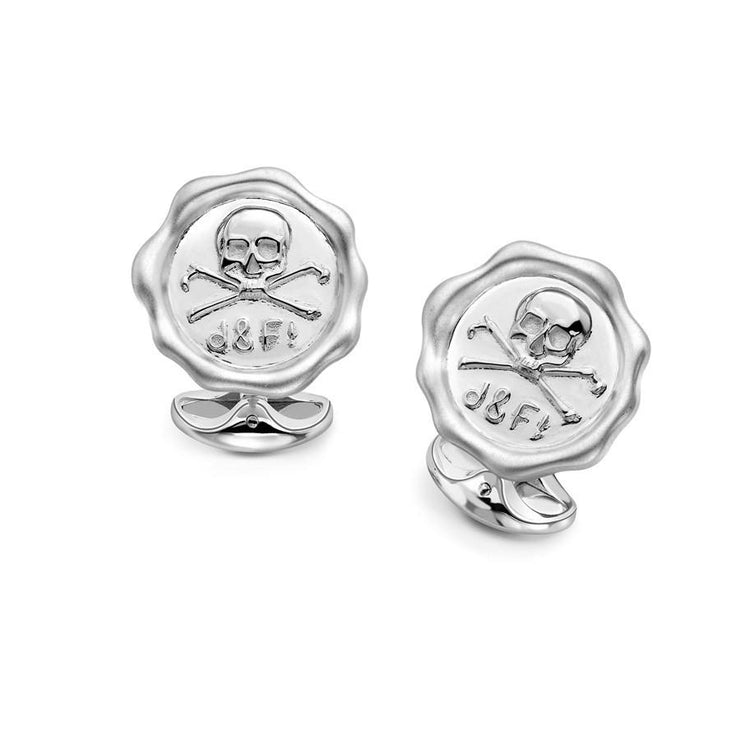 D&F Sterling Silver D&F1 Cufflinks - Jackson Hole Jewelry Company