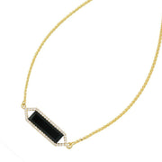 Doves 18K Yellow Gold Black Onyx Gatsby Bracelet - Jackson Hole Jewelry Company