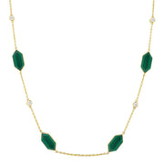 Doves 18K Yellow Gold Black Onyx Necklace - Jackson Hole Jewelry Company