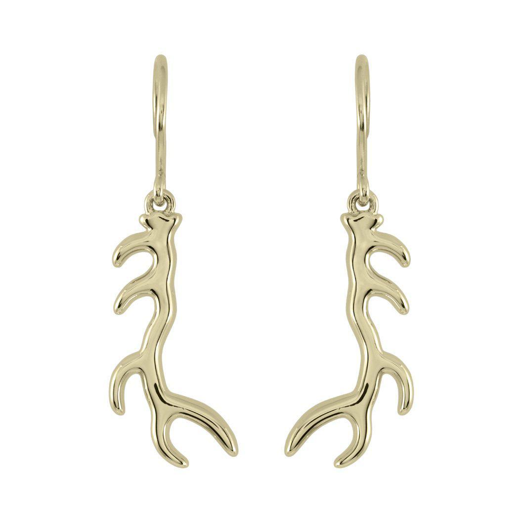 Elk Antler Drop Earrings - Jackson Hole Jewelry Company