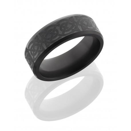 Elysium Band with Laser Pattern - Jackson Hole Jewelry Company