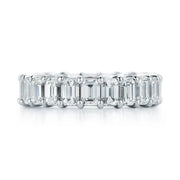 Emerald Cut Diamond Eternity Band - Jackson Hole Jewelry Company