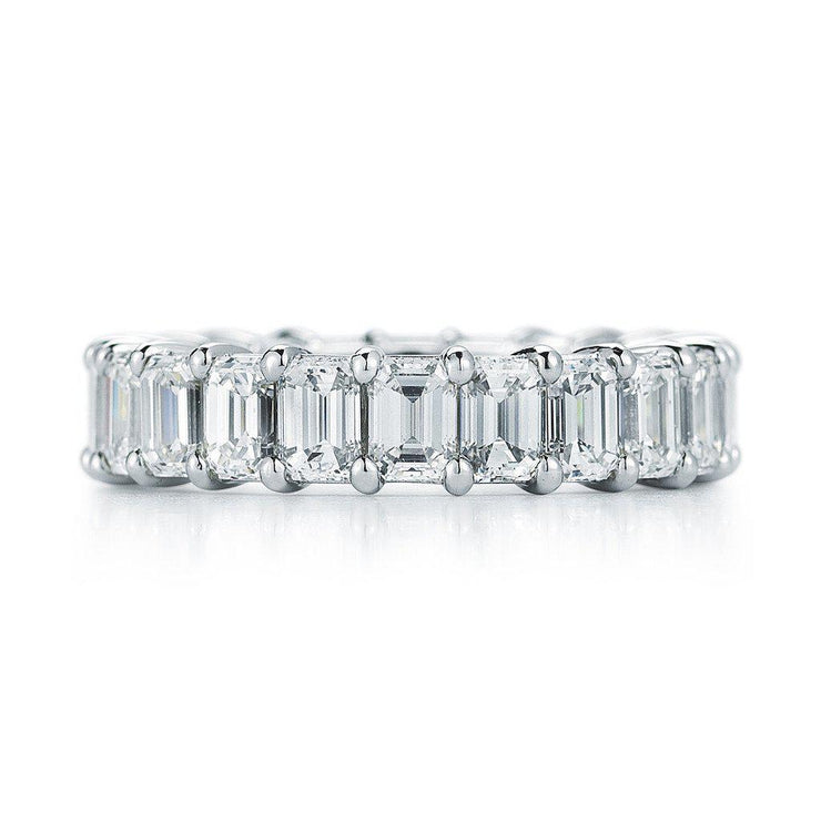 Emerald Cut Diamond Eternity Band - Jackson Hole Jewelry Company