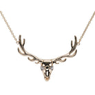 Gold Elk Antler Necklace - Jackson Hole Jewelry Company