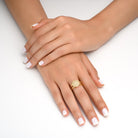14k Marika Desert Gold Diamond Cluster Ring - Jackson Hole Jewelry Company