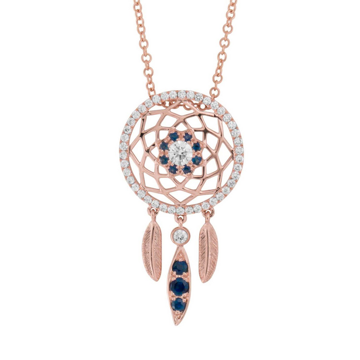 Dream catcher 2025 gold pendant
