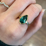 Green Tourmaline Ring - Jackson Hole Jewelry Company