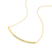 14k Marika Desert Gold Diamond Bar Necklace - Jackson Hole Jewelry Company