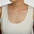 14k Marika Desert Gold Wheat Necklace with Diamonds - Jackson Hole Jewelry Company