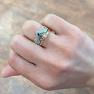 Moulton Barn Two Stack 14 Karat Stacking Rings - Jackson Hole Jewelry Company