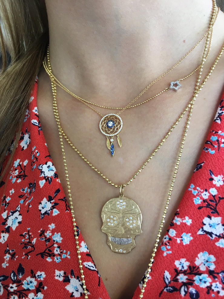 Julez Bryant 14K Gold Diamond Star Necklace - Jackson Hole Jewelry Company