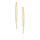 14k Marika Desert Gold Earrings with Diamonds - Jackson Hole Jewelry Company
