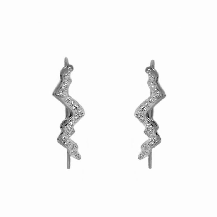 Teton Outline Ear Climber - Jackson Hole Jewelry Company