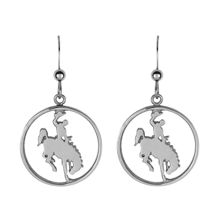 Jackson Hole Bronco Cutout Earrings - Jackson Hole Jewelry Company