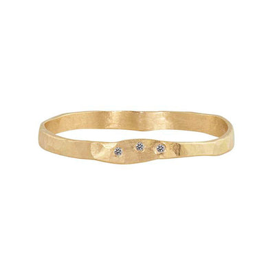 Julez Bryant 14k Yellow Gold Prim Stacker Ring - Jackson Hole Jewelry Company