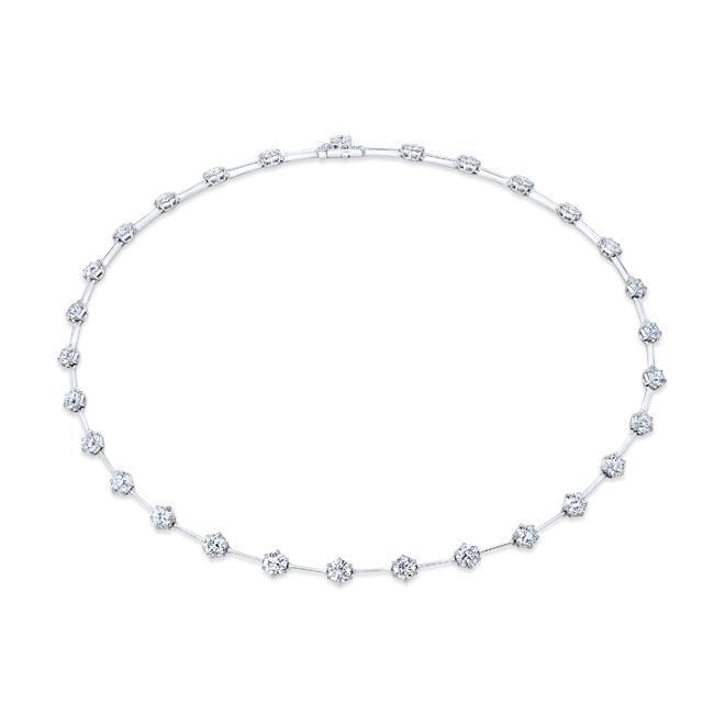 Rahaminov Diamond Bar Necklace - Jackson Hole Jewelry Company