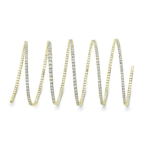 Rahaminov Diamond Coil Bracelet - Jackson Hole Jewelry Company