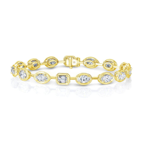 Rahaminov Diamond Mix Bar Bracelet - Jackson Hole Jewelry Company