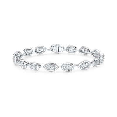 Rahaminov Diamond Mix Bar Bracelet - Jackson Hole Jewelry Company