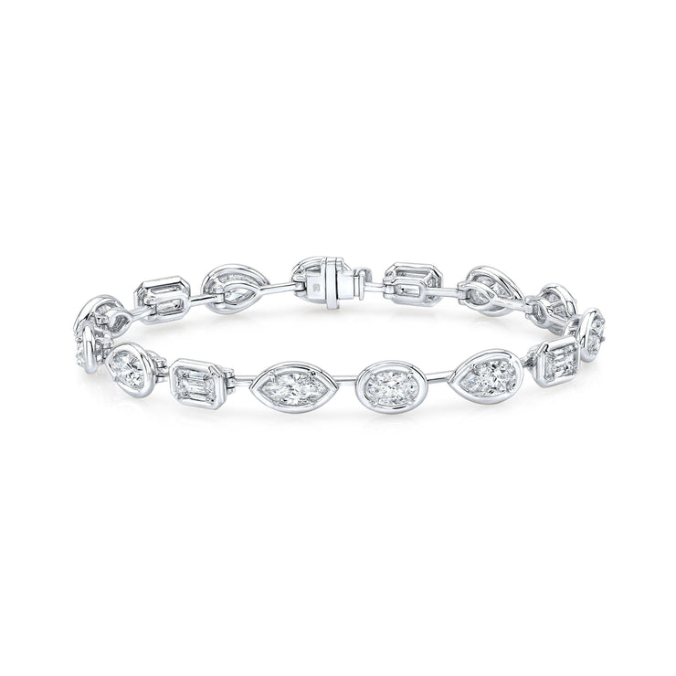 Rahaminov Diamond Mix Bar Bracelet - Jackson Hole Jewelry Company