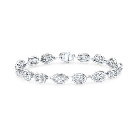 Rahaminov Diamond Mix Bar Bracelet - Jackson Hole Jewelry Company