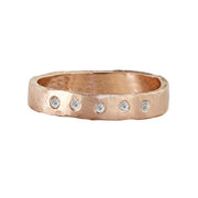 Julez Bryant 14k Rose Gold Raya Ring with White Diamonds - Jackson Hole Jewelry Company
