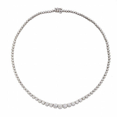 Round Diamond Riviera Necklace - Jackson Hole Jewelry Company