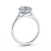 Round Halo Diamond Ring - Jackson Hole Jewelry Company