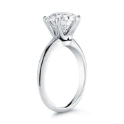 Round Knife Edge Diamond Ring - Jackson Hole Jewelry Company