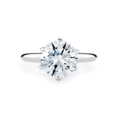 Round Knife Edge Diamond Ring - Jackson Hole Jewelry Company