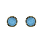 Sleeping Beauty Tiny Turquoise Studs - Jackson Hole Jewelry Company
