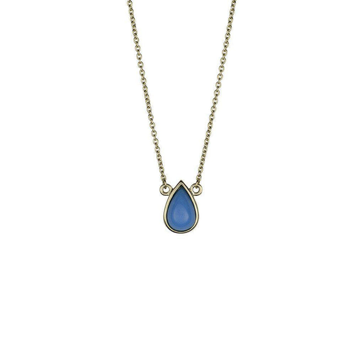 Sleeping Beauty Turquoise Pear Necklace - Jackson Hole Jewelry Company