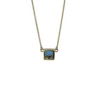 Sleeping Beauty Turquoise Square Necklace - Jackson Hole Jewelry Company