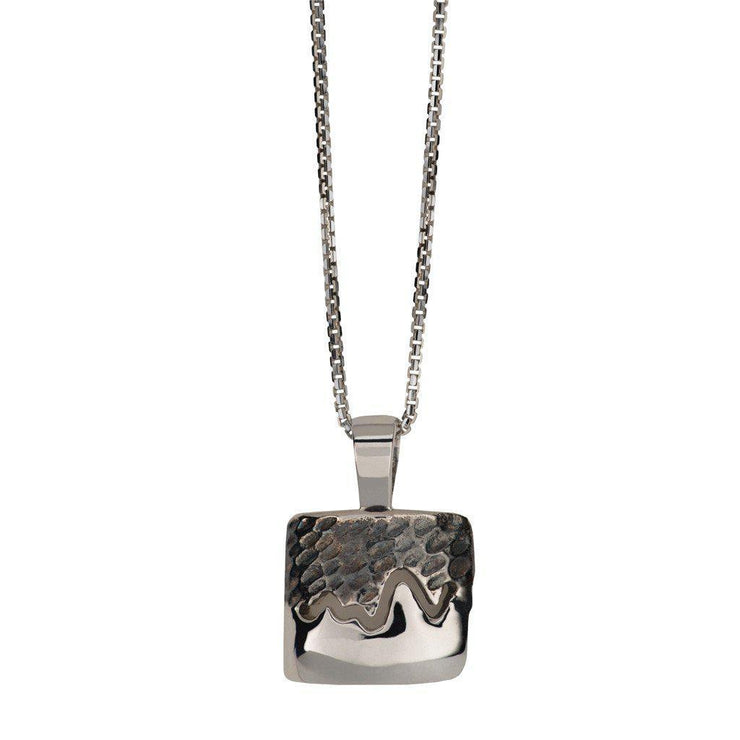 Small Square Classic Teton Pendant - Jackson Hole Jewelry Company